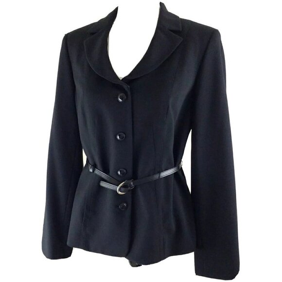 Amanda Smith Jackets & Blazers - Amanda Smith~Women's Size 8~Black Career Office Wear Blazer Jacket NEW NWT $72.0
